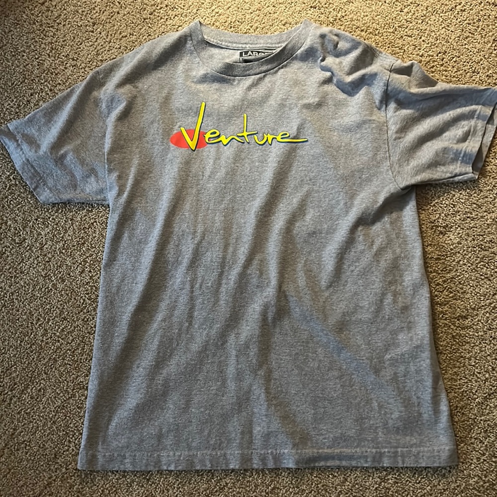 Venture skateboards grey tee shirt